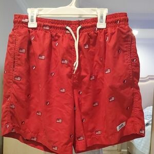 Trunks Surf & Swim Co.Sano Embroidered Regular Fit 6" Swim Trunks Size M